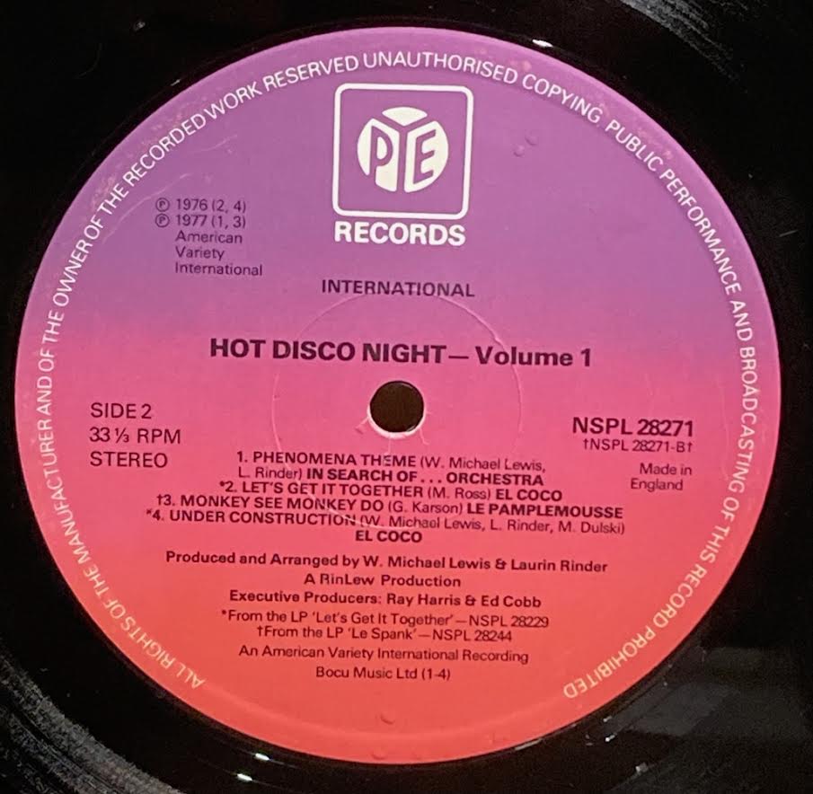 【USED】V.A. - Hot Disco Night Vol. 1