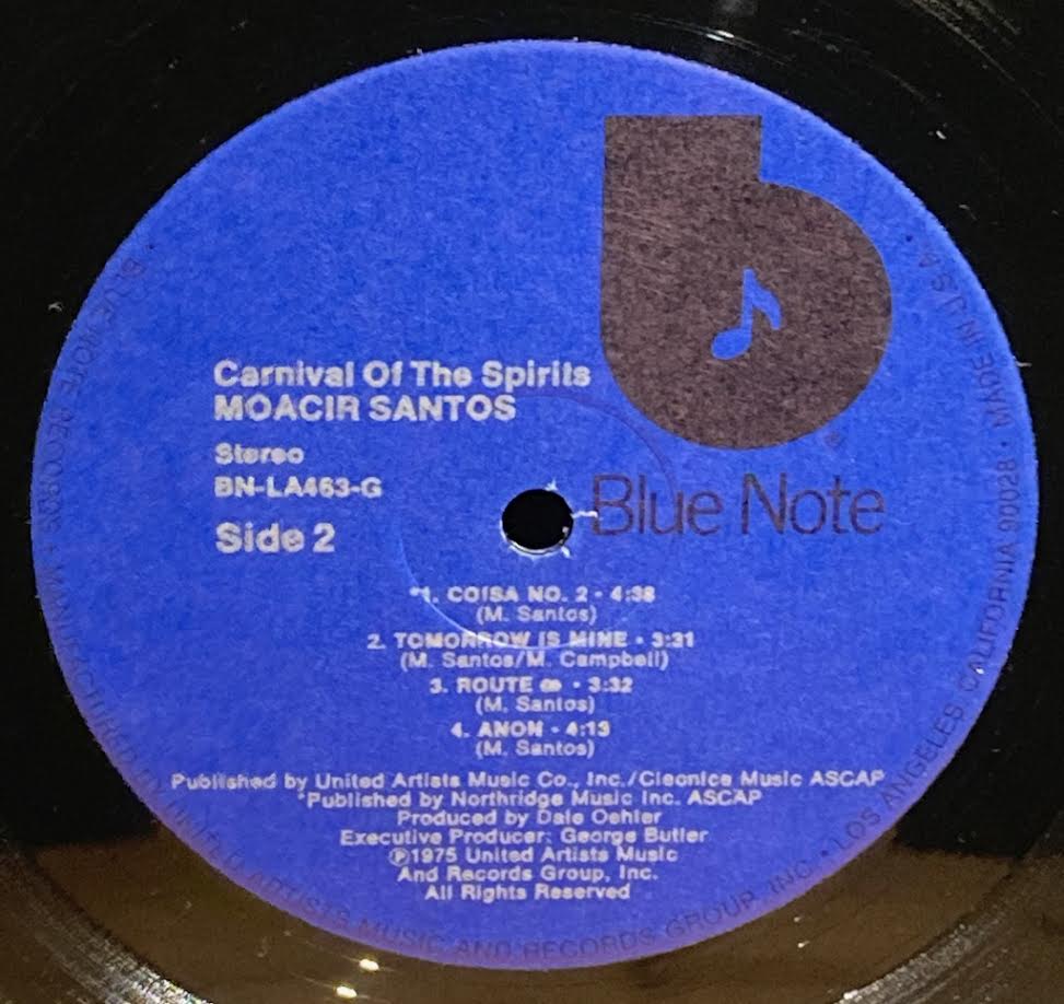 【USED】MOACIR SANTOS - CARNIVAL OF THE SPIRITS