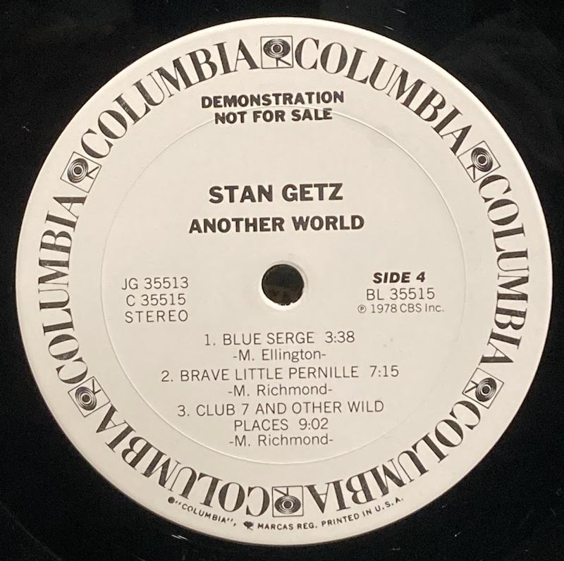 【USED】Stan Getz – Another World (Promo)