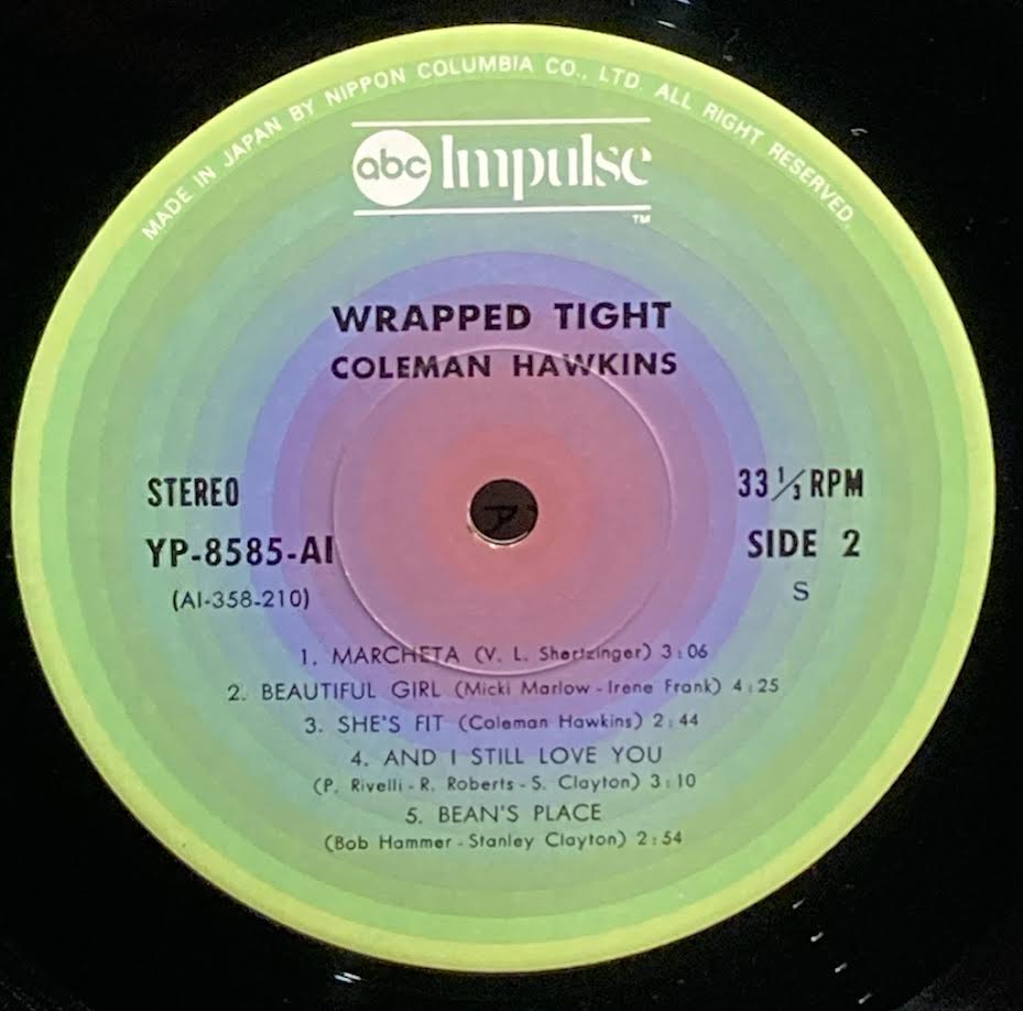 【USED】Coleman Hawkins – Wrapped Tight (JAPAN PRESS)