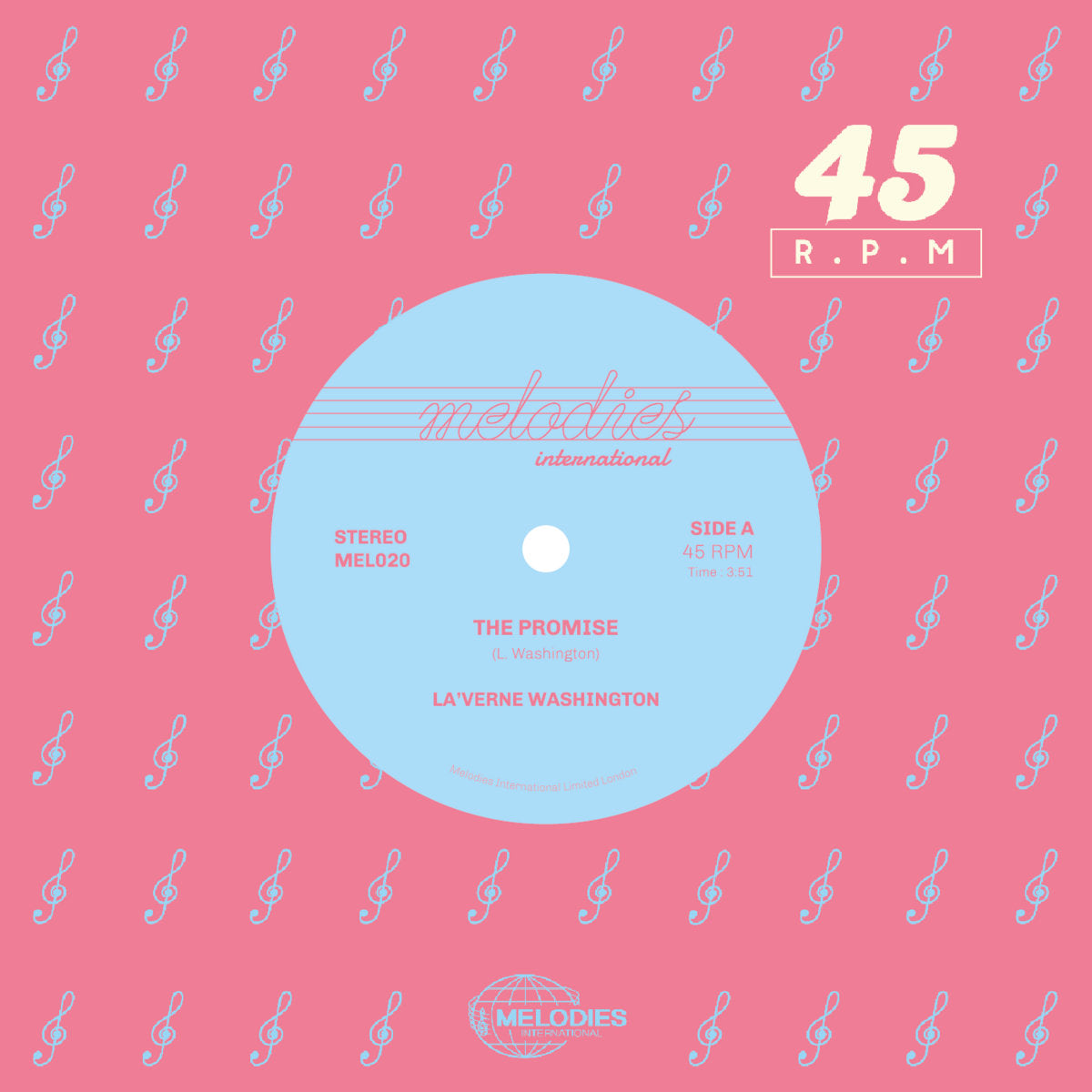 【7"】La'Verne Washington - The Promise