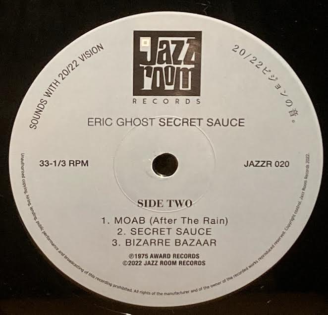 【USED】Eric Ghost – Secret Sauce (2022 Reissue)