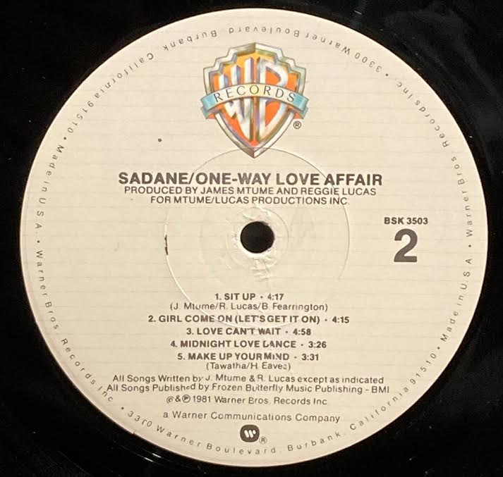 【USED】Sadane One-Way Love Affair
