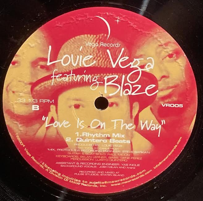 【USED】Louie Vega Feat. Blaze – Love Is On The Way