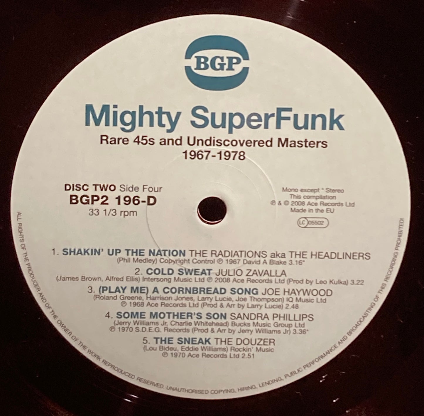 【USED】V.A. - Mighty SuperFunk. Rare 45s And Undiscovered Masters 1967-1978 (Volume 6)