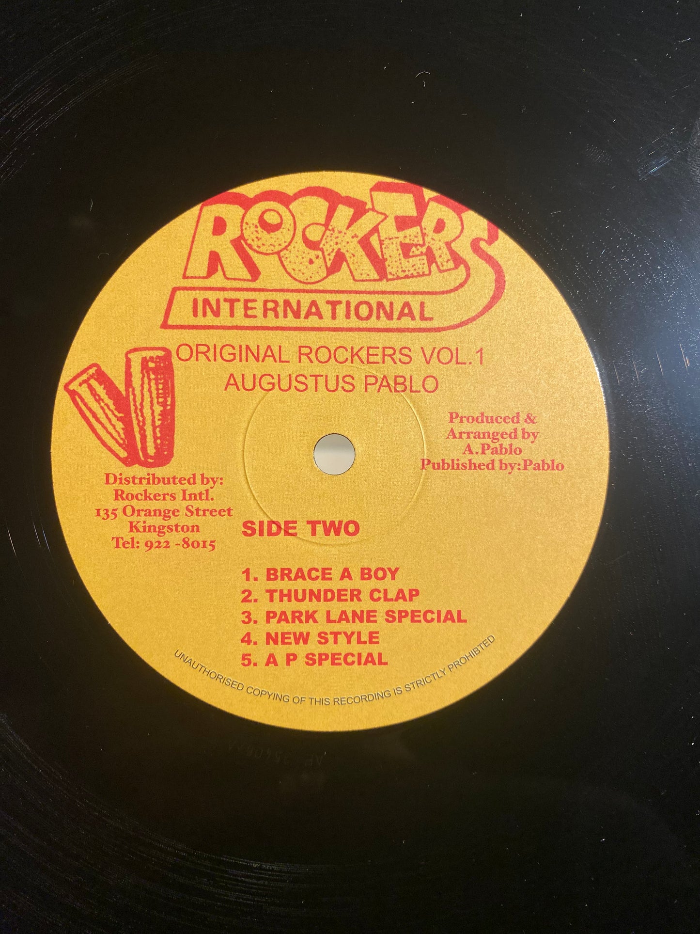 【USED】Augustus Pablo - Original Rockers