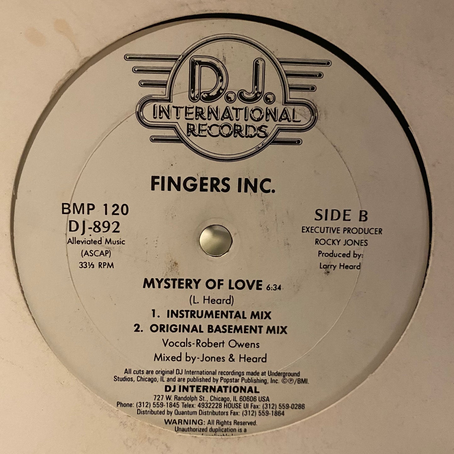 【USED】Fingers Inc. - Mystery Of Love