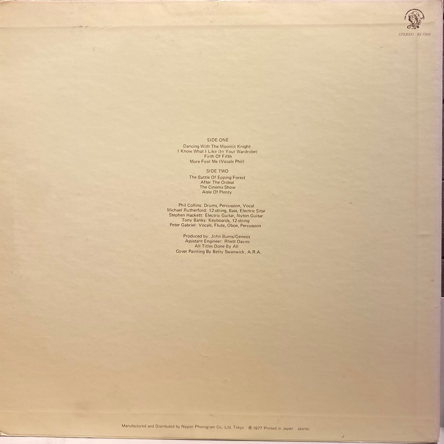 【USED】 Genesis – Selling England By The Pound