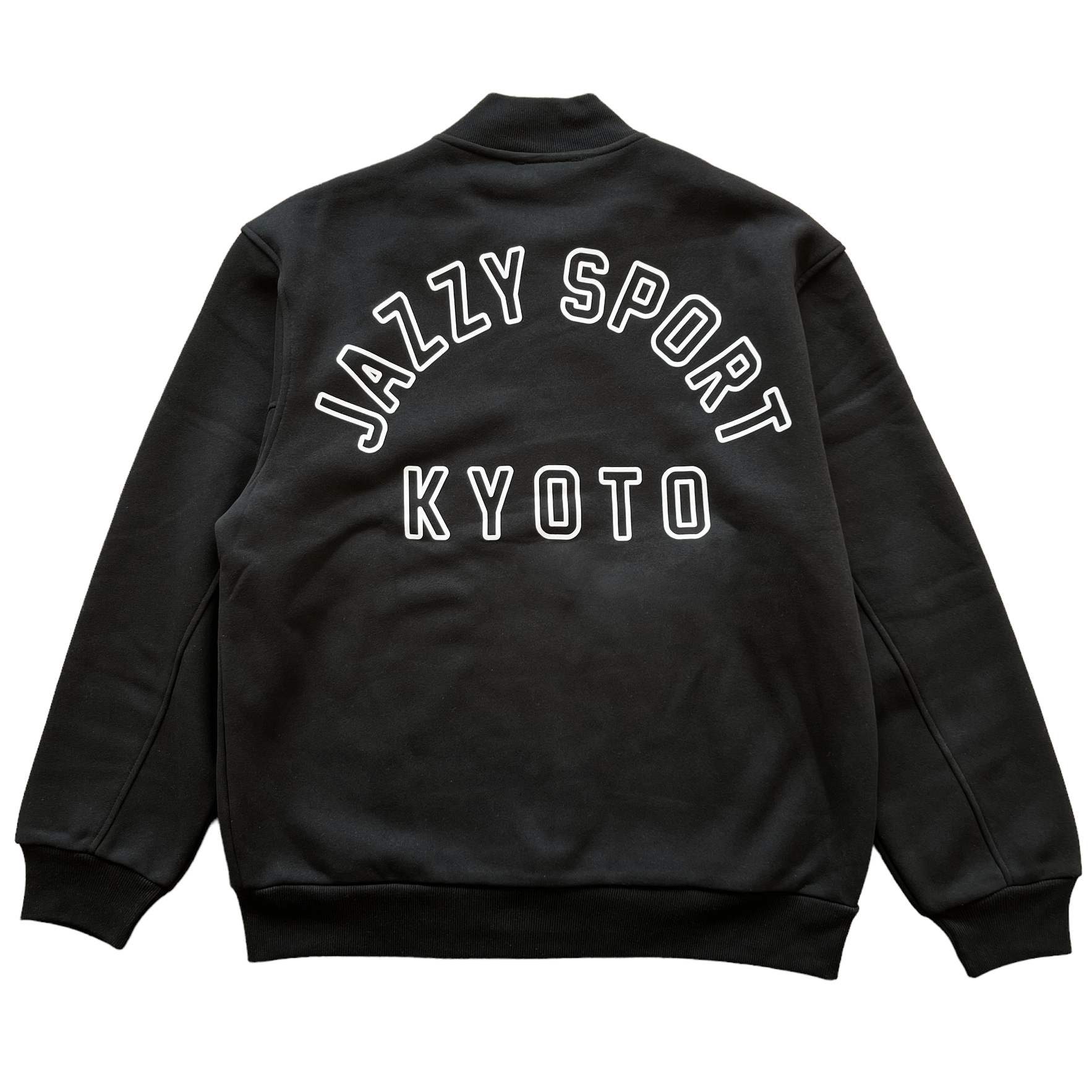 【再入荷 】JS “Kyoto College Logo” スウェット スタジャン／ブラック