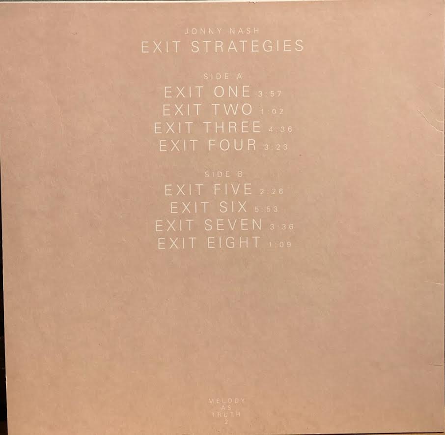 【USED】Jonny Nash – Exit Strategies