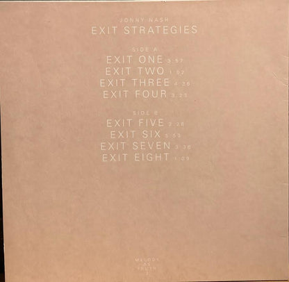 【USED】Jonny Nash – Exit Strategies