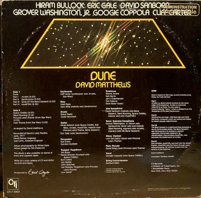 【USED】David Matthews – Dune (Promo)