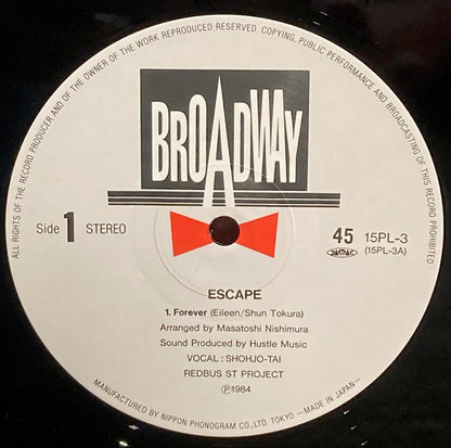 【USED】SHOHJO-TAI & RED BUS ST PROJECT - ESCAPE