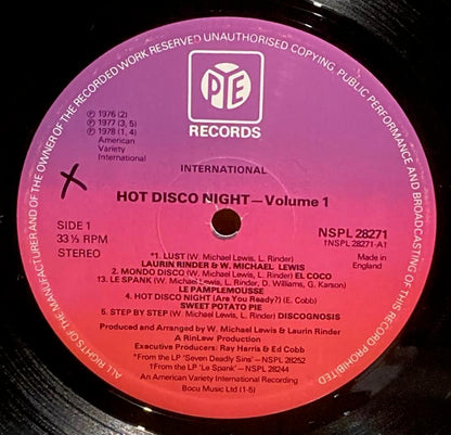 【USED】V.A. - Hot Disco Night Vol. 1