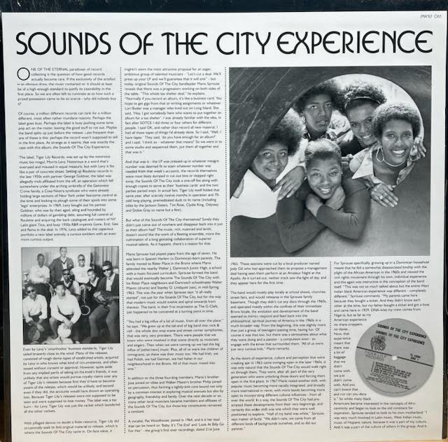 【USED】Sounds Of The City Experience - S.T. (2013 Reissue)