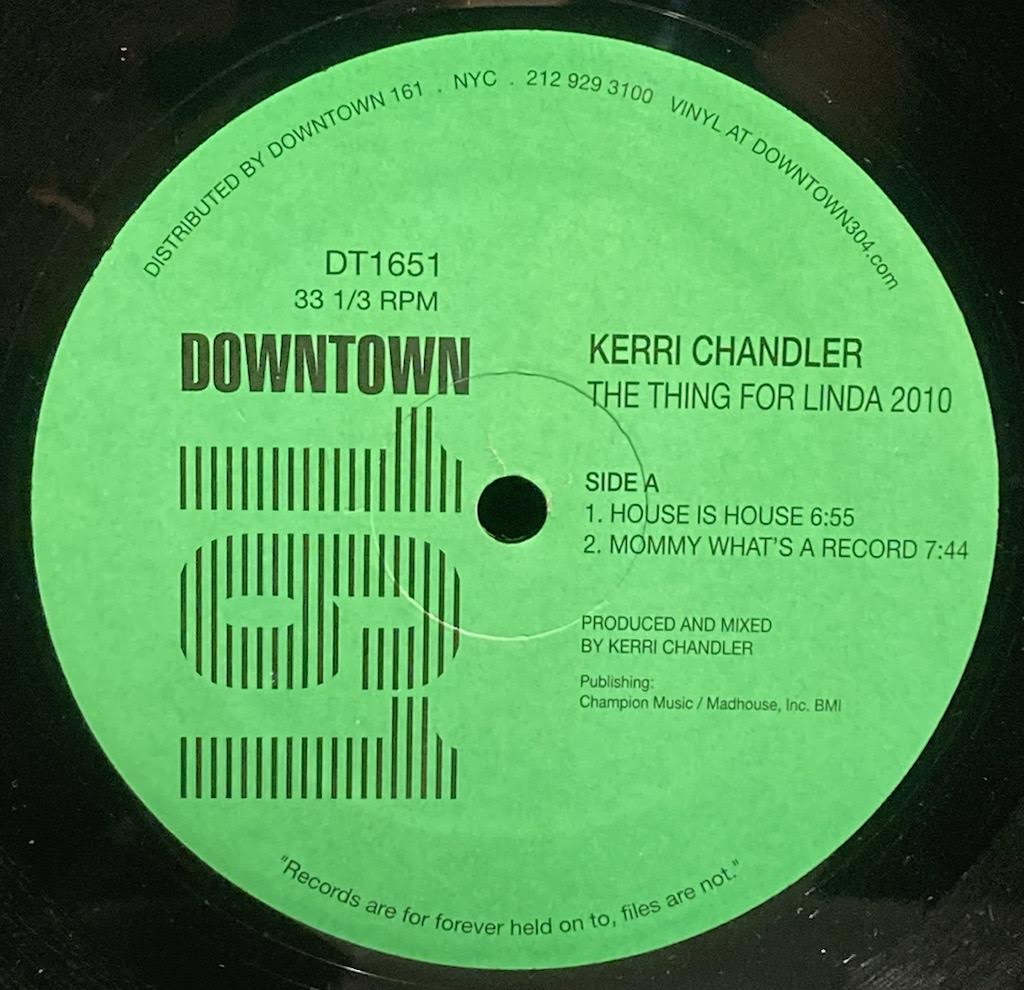 【USED】Kerri Chandler – The Thing For Linda 2010