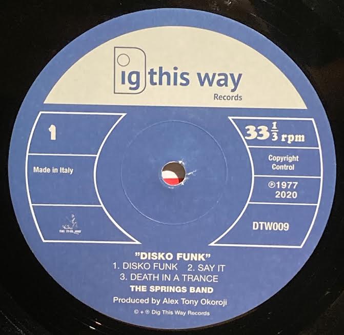 【USED】Springs Band – Disco Funk