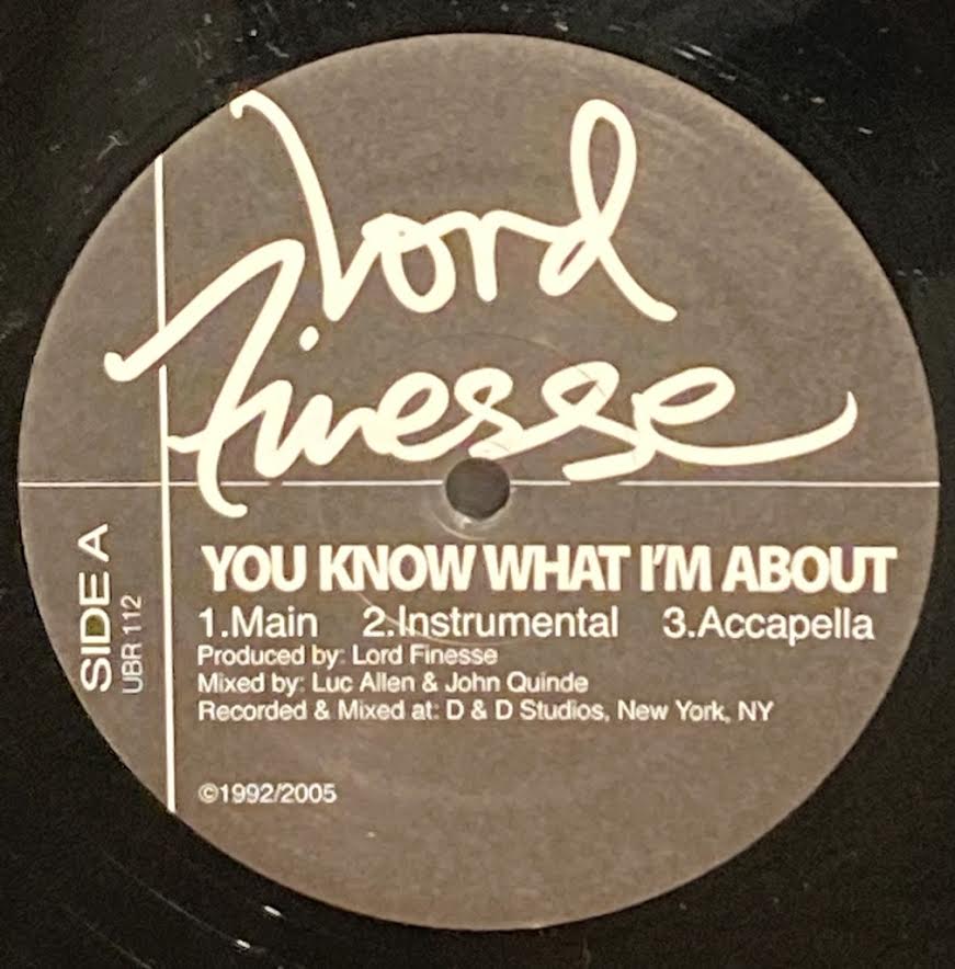 【USED】Lord Finesse – You Know What I'm About / Yes You May Remix