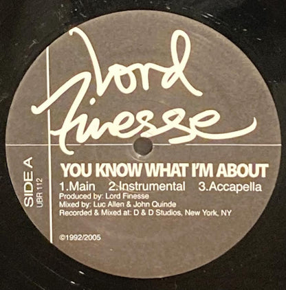 【USED】Lord Finesse – You Know What I'm About / Yes You May Remix