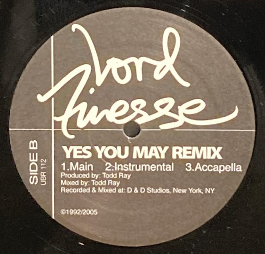【USED】Lord Finesse – You Know What I'm About / Yes You May Remix