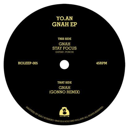 【12"】Yo.an - Gnah EP (incl. Gonno Remix)