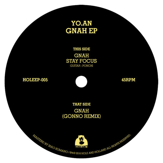 【12"】Yo.an - Gnah EP (incl. Gonno Remix)