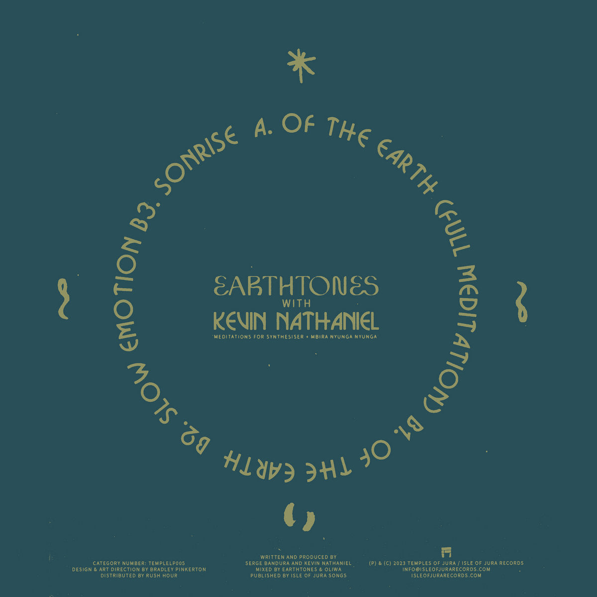 【LP】Earthtones With Kevin Nathaniel - Meditations For Synthesiser + Mbira Nyunga Nyunga