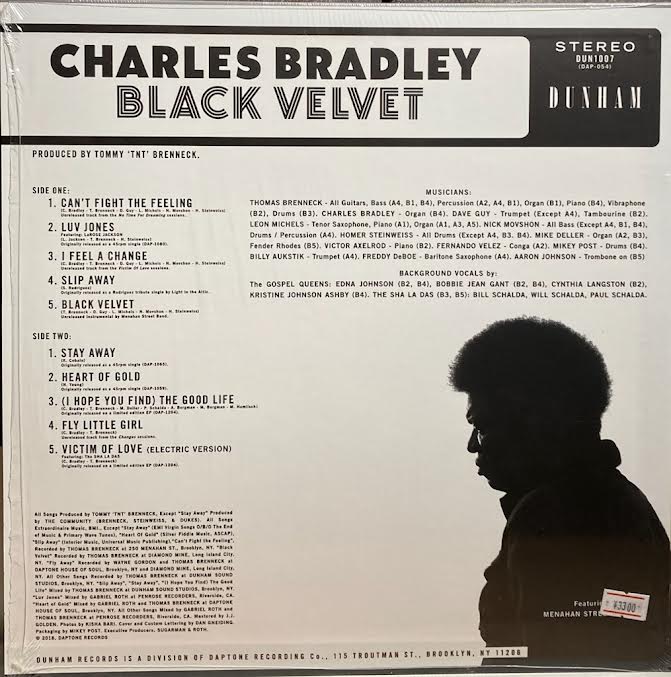 【USED】Charles Bradley - Black Velvet