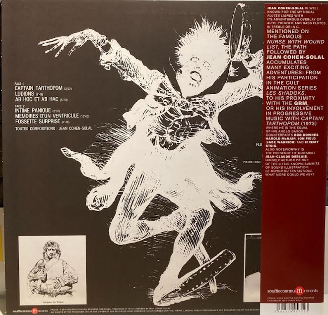 【USED】Jean Cohen-Solal – Captain Tarthopom (2018 Reissue)