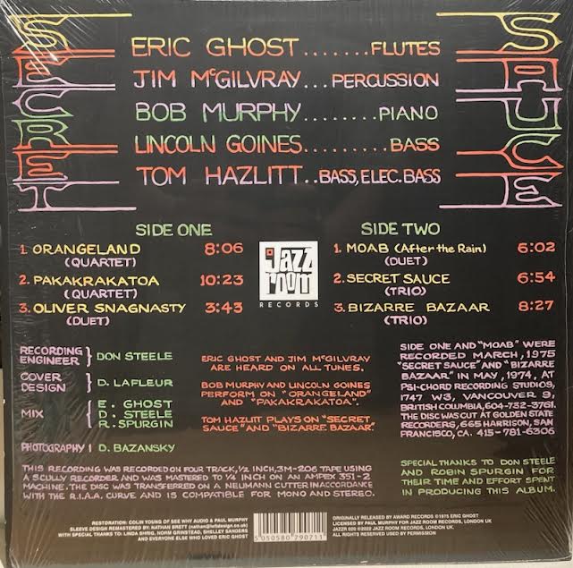 【USED】Eric Ghost – Secret Sauce (2022 Reissue)