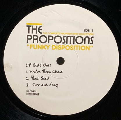 【USED】The Propositions – Funky Disposition