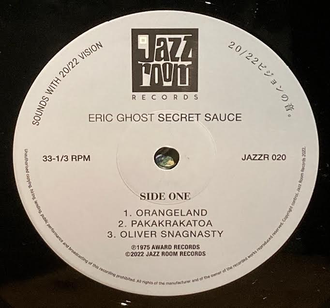 【USED】Eric Ghost – Secret Sauce (2022 Reissue)