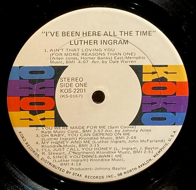 【USED】Luther Ingram – I've Been Here All The Time