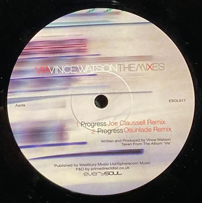 【USED】Vince Watson – Via (The Mixes)