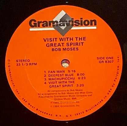 【USED】Bob Moses – Visit With The Great Spirit