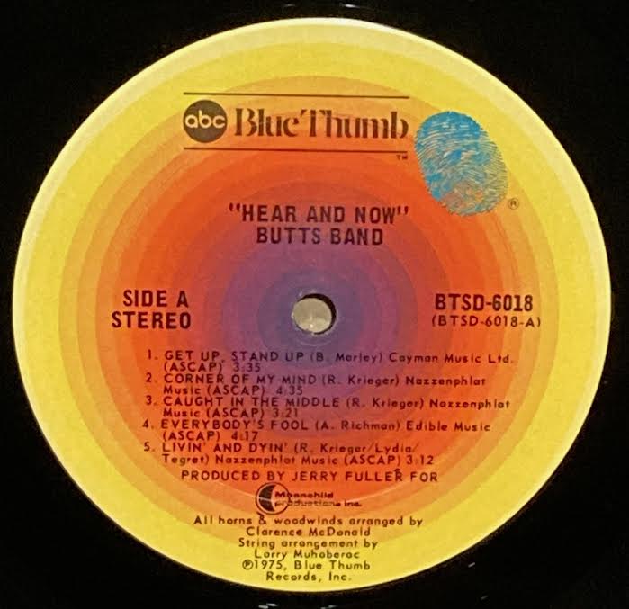 【USED】Butts Band – Hear & Now!