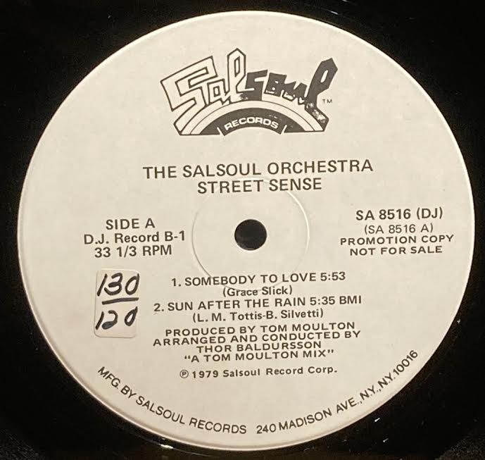 【USED】Salsoul Orchestra – Street Sense (Promo)