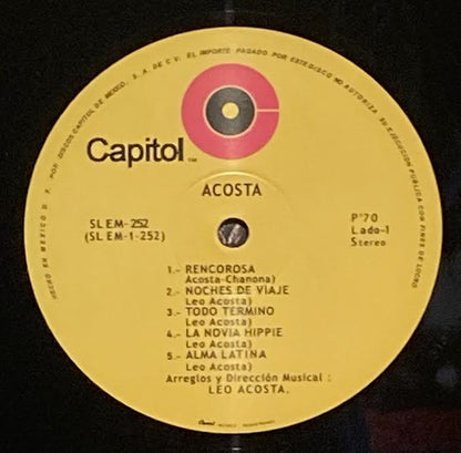 【USED】Leo Acosta – Acosta (2021 Reissue)