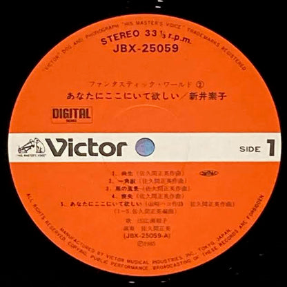 【USED】佐久間正英 / 新井素子 – あなたにここにいて欲しい