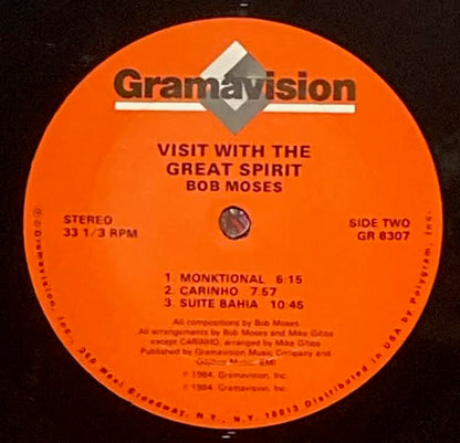 【USED】Bob Moses – Visit With The Great Spirit