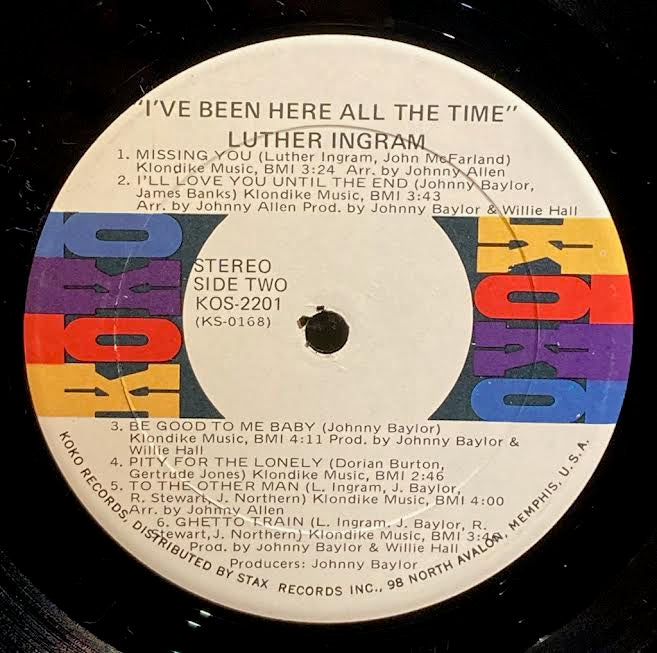 【USED】Luther Ingram – I've Been Here All The Time