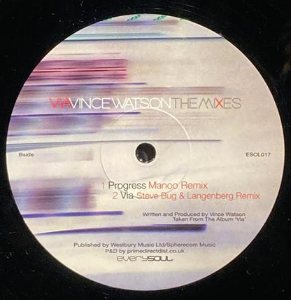 【USED】Vince Watson – Via (The Mixes)