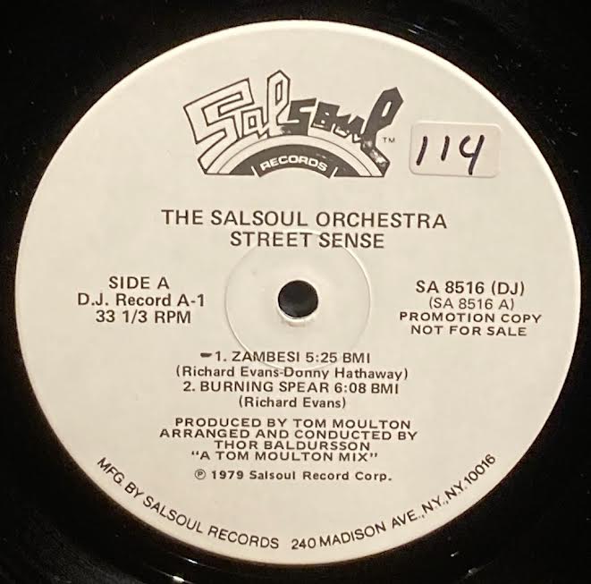 【USED】Salsoul Orchestra – Street Sense (Promo)