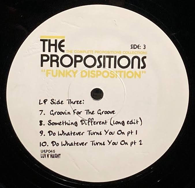 【USED】The Propositions – Funky Disposition