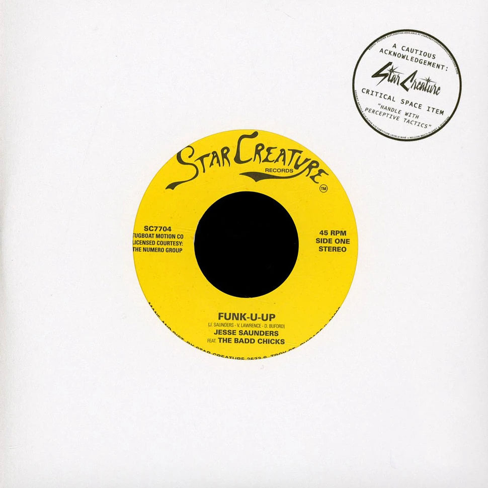 【7"】Jesse Saunders - Funk-U-Up / Fantasy