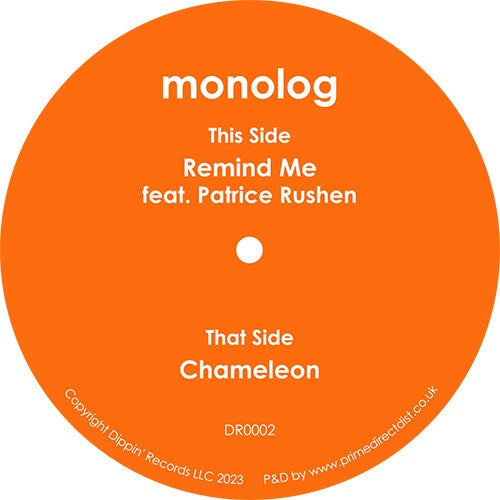 【7"】Monolog Featuring Patrice Rushen - Remind Me / Chameleon