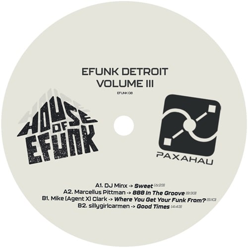 【12"】V.A. - House of EFUNK, Detroit Volume 3