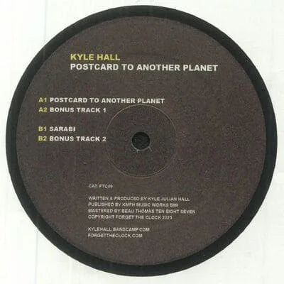 【12"】Kyle Hall - Postcard To Another Planet