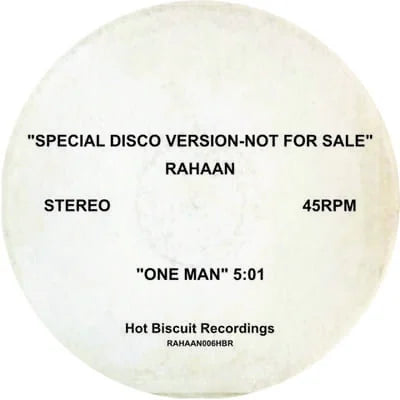 【12"】Rahaan - One Man / No Luck