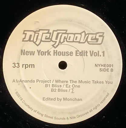 【USED】DJ Monchan - New York House Edit Vol.1